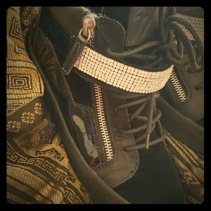 Mens Giuseppe Zanoti "Diamond strap" sneakers